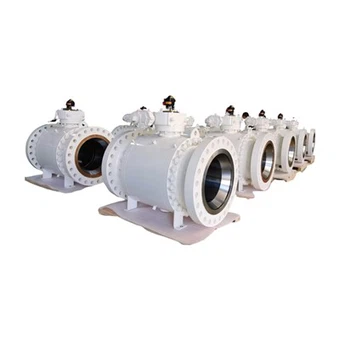 Sab nkag Trunnion Pob Valve